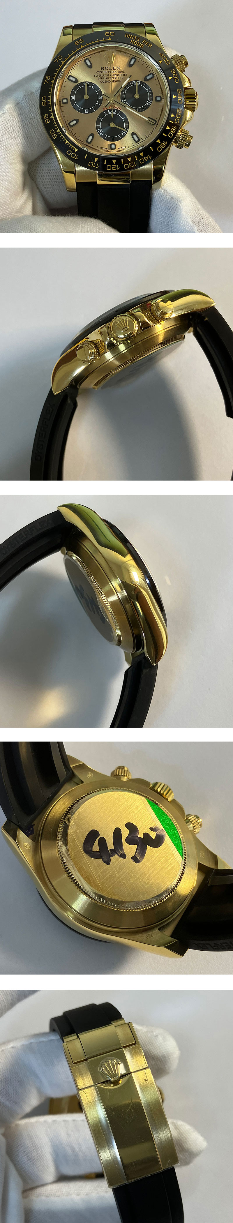 メンズ腕時計 ロレックスコピー最新作 デイトナ 116518LN シャンパン/ブラック スモセコ  インダイヤル